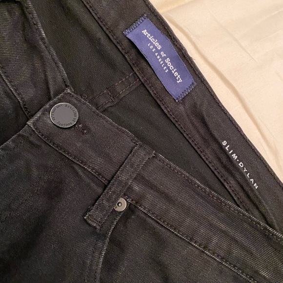 Size 33 black jeans, article of society - Picture 2 of 4